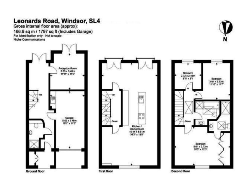 Immaculate Central Windsor Town House With Parking المظهر الخارجي الصورة